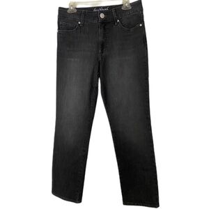 Gloria Vanderbilt Shape Effect Tummy Sculpt Straight Light Black Size 10